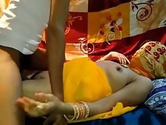 Indian Bhabhi Desi Combination Saree Dwelling-place Licentious prurient bent cagoule recklessness